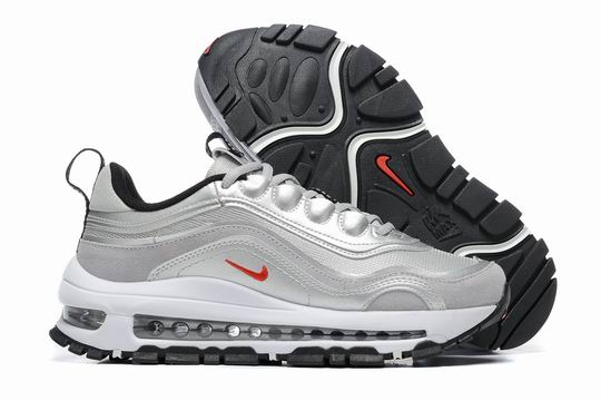Cheap Nike Air Max 97 Futura Silver Red Men's Women's Running Shoes-026 - Click Image to Close